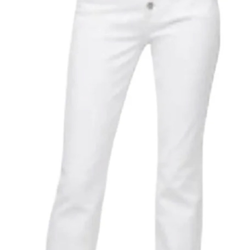 NWT J.Crew WHITE 10” Vintage Straight Sz 34 button front 5 pocket NEW